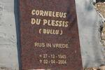 PLESSIS Corneleus, du 1943-2004