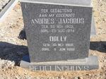 REDELINGHUYS Andries Jacobus 1903-1974 & Dolly 1908-1990