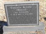 SCHUTTE Charlotte formerly VENTER nee KLEYNHANS 1917-1975