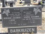 BARKHUIZEN Adriaan Jacobus Louw 1908-1981 & Maria Susanna VAN DER WESTHUIZEN 1911-1992