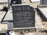 ECK Anna Maria, van nee JOUBERT 1895-1985