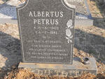 TOIT Albertus Petrus, du 1903-1982