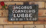 LUBBE Jacobus Corneluis 1936-2012