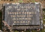 HARRIES Hannah -1938