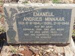 MINNAAR Emaneul Andries 1914-1946