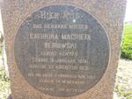 BEIROWSKI Cathrina Magrieta nee VENTER 1874-1931