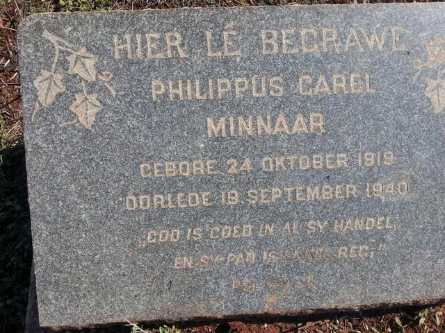 MINNAAR Philippus Carel 1919-1940