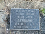 LENNARD Cecil John 1909-1961 & Marjorie Allardice 1906-1992