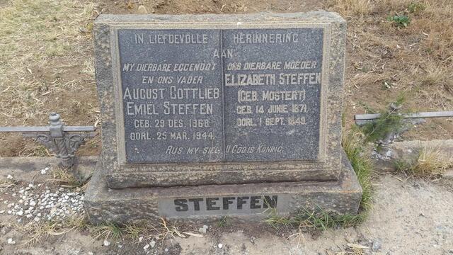 STEFFEN August Gottlieb Emiel 1868-1944 & Elizabeth MOSTERT 1871-1949