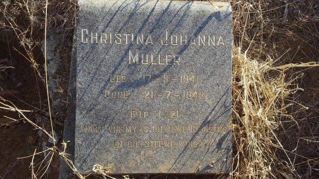 MULLER Christina Johanna 1941-1948