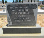 CARSTENS J.G. 1919-1987
