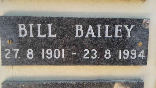 BAILEY Bill 1901-1994