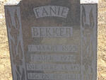 BEKKER Fanie 1895-1976