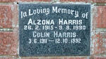 HARRIS Colin 1911-1992 & Alzona 1915-1990