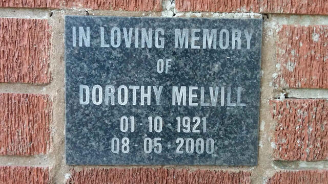 MELVILL Dorothy 1921-2000