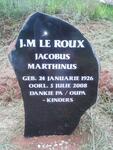 ROUX Jacobus Marthinus, le 1926-2008