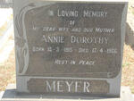 MEYER Annie Dorothea nee TATE 1915-1966