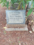 THOMAS M.A. 1881-1949