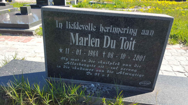 TOIT Marlen, du 1984-2001