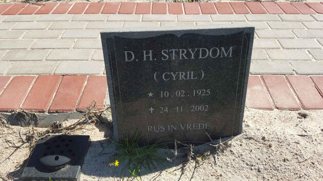 STRYDOM D.H. 1925-2002