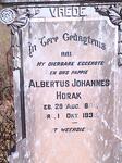 HORAK Albertus Johannes 1869-1939