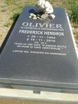OLIVIER Frederick Hendrik 1964-2010