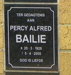 BAILIE Percy Alfred 1928-2000