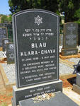 BLAU Klara-Chaya 1938-2012