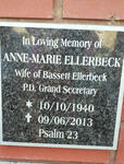 ELLERBECK Anne-Marie 1940-2013