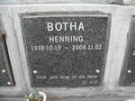 BOTHA Henning 1938-2004
