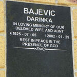 BAJEVIC Darinka 1925-2002