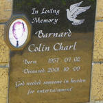 BARNARD Colin Charl 1957-2001