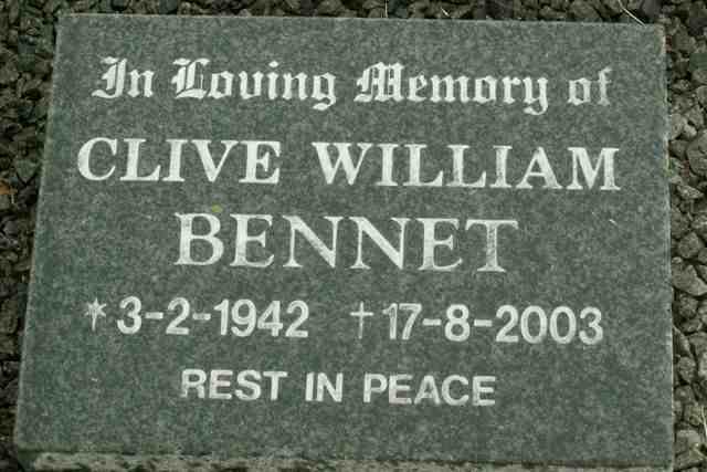BENNET Clive William 1942-2003
