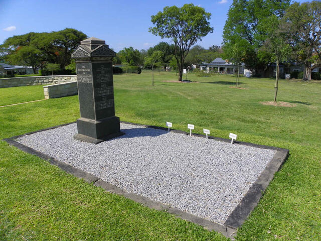 05. Overview of HALL Family grave