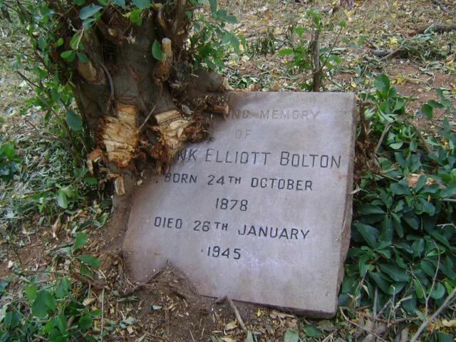 BOLTON Frank Elliott 1878-1945