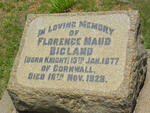 BIGLAND Florence Maud nee KNIGHT 1877-1928