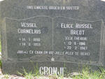 CRONJE Wessel Cornelius 1898-1959 :: CRONJE Elice Russel Bredt nee THERON 1910-1967