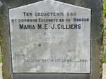 CILLIERS Maria M.E.J. nee GOSS 1916-1949