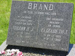 BRAND Johann H.J. 1919-1991 & Elizabeth J. 1926-2012