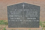 SPEECHLY John Patrick 1910-1962 & Kathleen 1908-1989