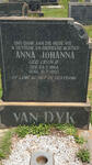 DYK Anna Johanna, van nee CRONJE 1894-1960