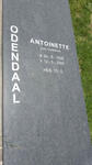 ODENDAAL Antoinette nee COMBRINK 1928-2009