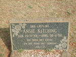 KITCHING Ansie 1958-1958