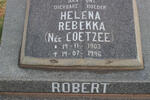 ROBERT Helena Rebekka nee COETZEE 1903-1996