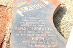 SLABBER Erich 1937-1979 & Vera Henritta 1907-1985