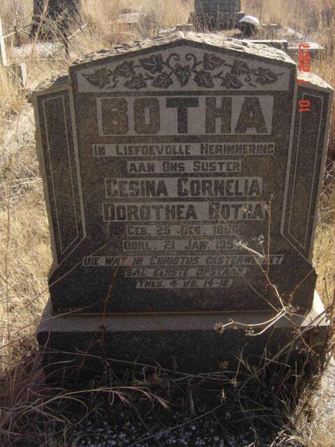 BOTHA Gesina Cornelia Dorothea 1890-1954