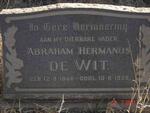 WIT Abraham Hermanus, de 1866-1928