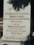 CLARK George -1920 & Hannah -1925