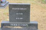 ROBERTSON Francis Ridley 1913-1997