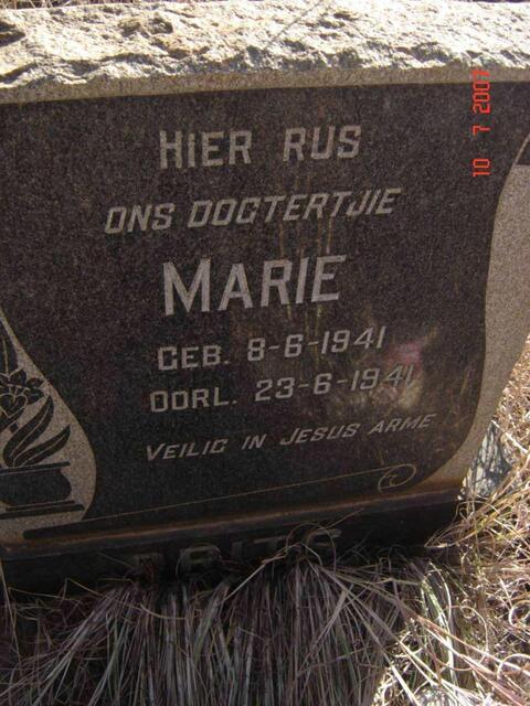 BRITS Marie 1941-1941